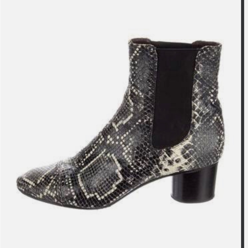 Chic Isabela Marant Danae Python Bootie - image 1